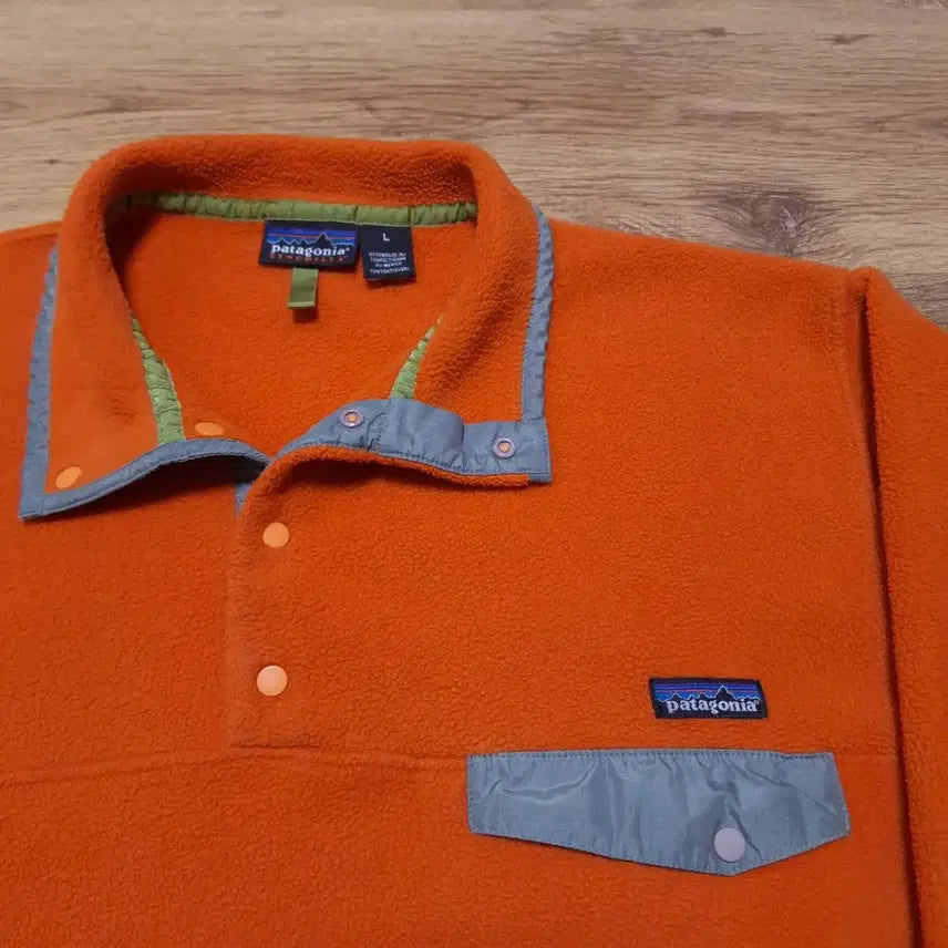 [BUNJANG] Patagonia Synchilla Snap-T Fleece Jacket / 90s 빈티지파타고니아 신칠라 스냅티 오렌지 L