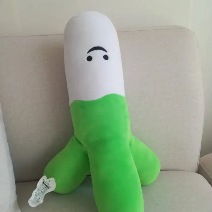 [BUNJANG] Green Onion Plush Toy / 대파 봉제 인형 (중고 1회) 세탁 완료