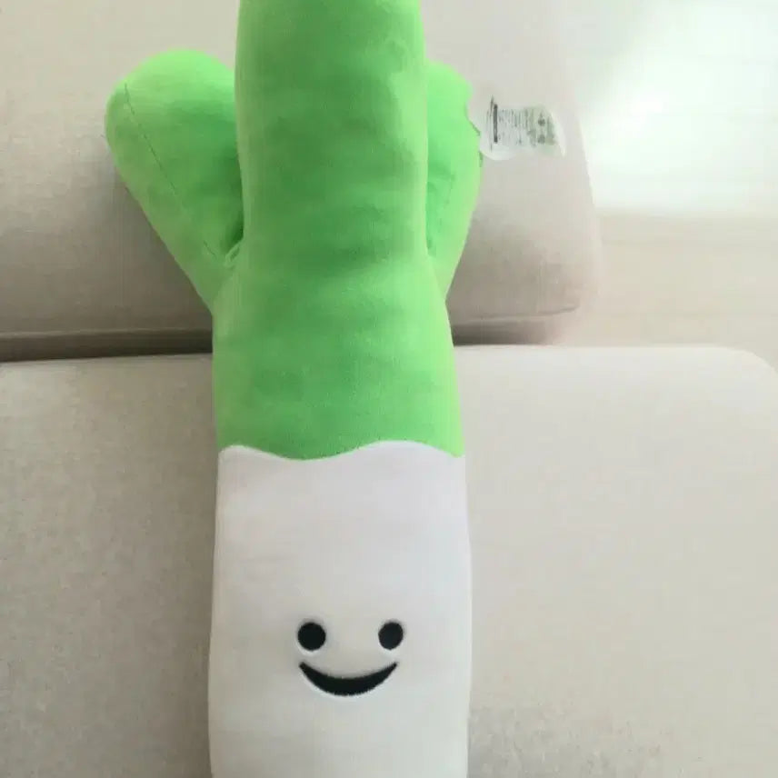 [BUNJANG] Green Onion Plush Toy / 대파 봉제 인형 (중고 1회) 세탁 완료