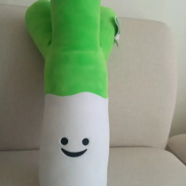 [BUNJANG] Green Onion Plush Toy / 대파 봉제 인형 (중고 1회) 세탁 완료