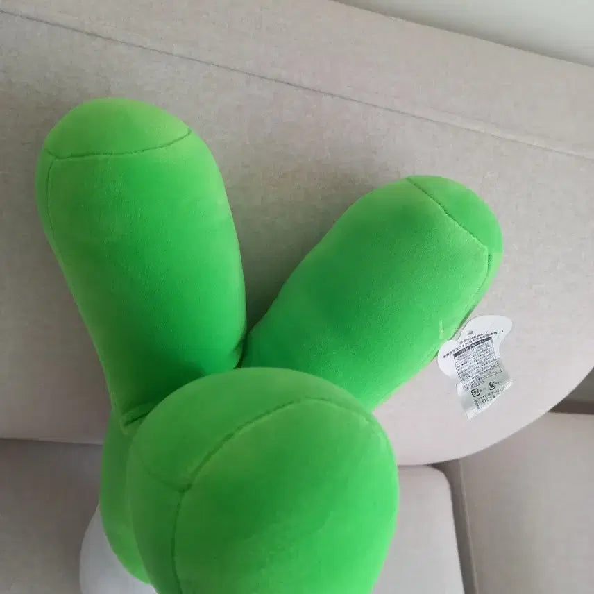 [BUNJANG] Green Onion Plush Toy / 대파 봉제 인형 (중고 1회) 세탁 완료