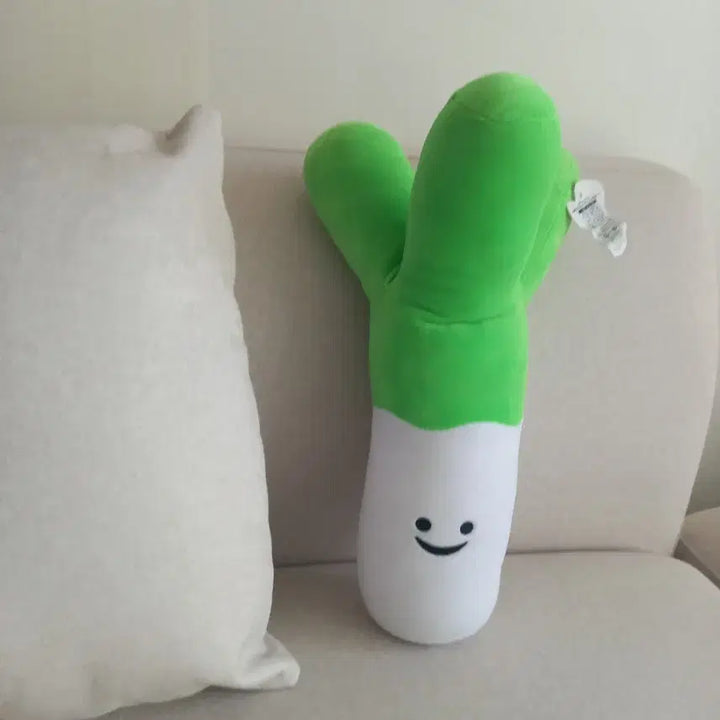 [BUNJANG] Green Onion Plush Toy / 대파 봉제 인형 (중고 1회) 세탁 완료