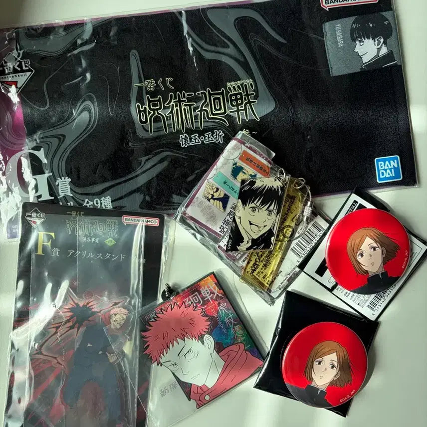[BUNJANG] Jujutsu Kaisen Yuji Itadori Nobara Haibara Bundle Set / 주술회전 이타도리 유지 하이바라 노바라 굿즈 일괄