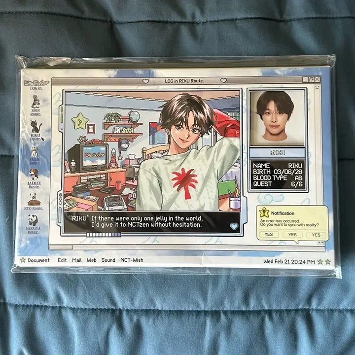 [BUNJANG] NCT WISH Riku Login Tour MD Photo Set / 미개봉 원가이하) 엔시티위시 리쿠 로그인 투어 엠디 포토세트