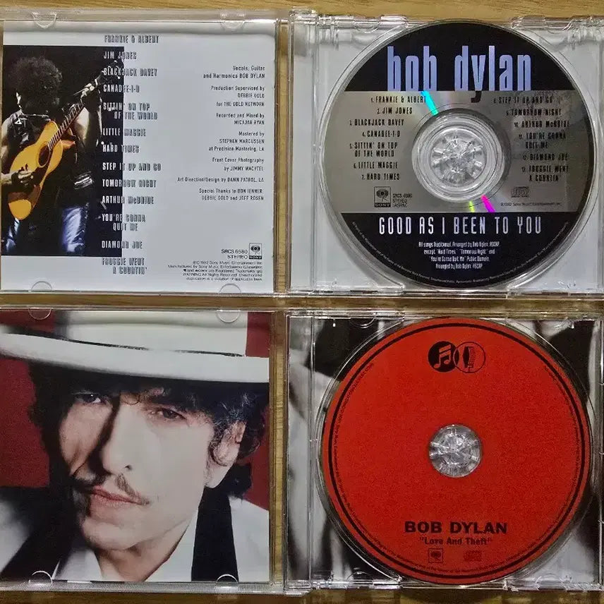 [BUNJANG] Bob Dylan Album CD (2 Items) / CD 음반 Bob Dylan 밥 딜런 앨범 2장