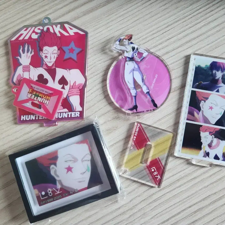 [BUNJANG] Hunter x Hunter Hisoka Acrylic Stand Bundle / 헌터헌터 히소카 페타돌 아크릴스탠드 일괄 양도