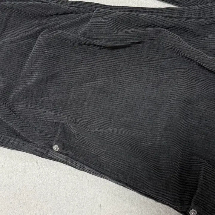 [BUNJANG] Unaller Code Black Corduroy Cargo Pants L / 어널러코드 블랙 코듀로이 카고 바지 L