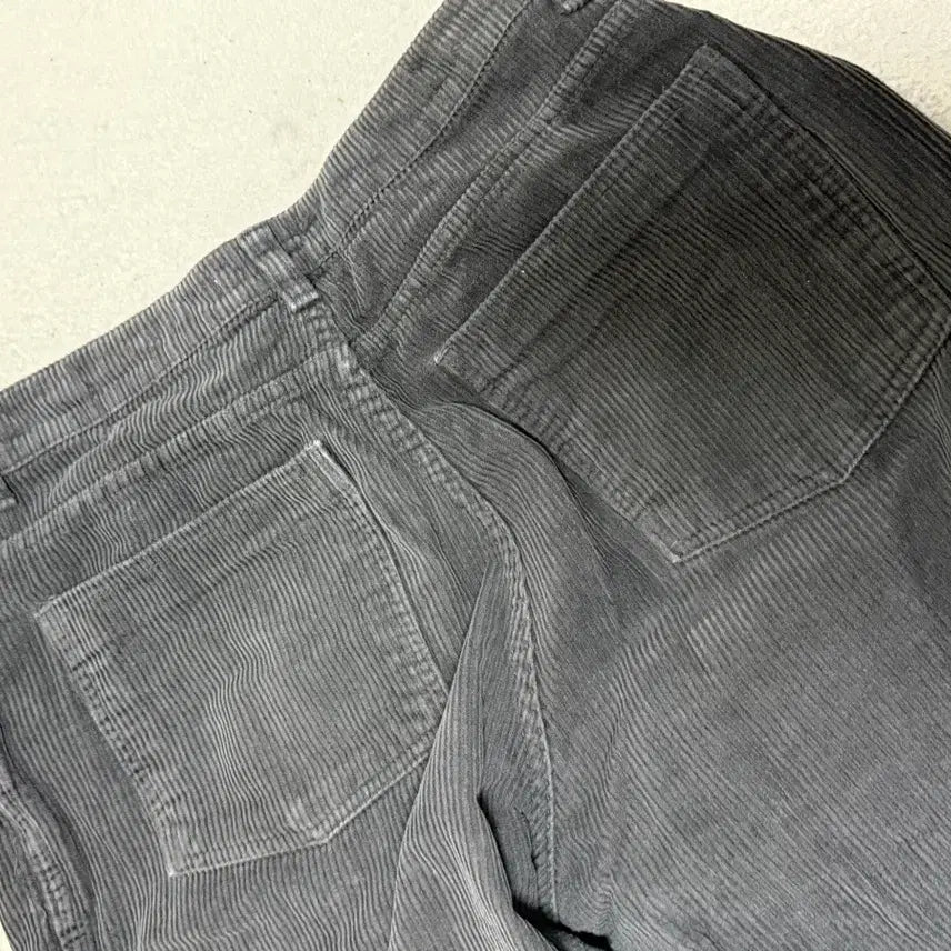 [BUNJANG] Unaller Code Black Corduroy Cargo Pants L / 어널러코드 블랙 코듀로이 카고 바지 L
