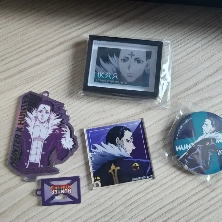 [BUNJANG] Hunter x Hunter Chrollo Lucilfer Acrylic Goods Bundle / 4/10일까지 가격내림)) 헌터헌터 클로로 페타돌 아크릴 굿즈 일괄 판매
