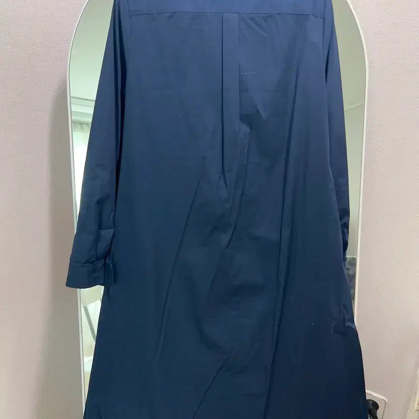 [BUNJANG] Lacoste Navy Shirt Dress Size 34 / 라코스테 네이비 셔츠 원피스 34