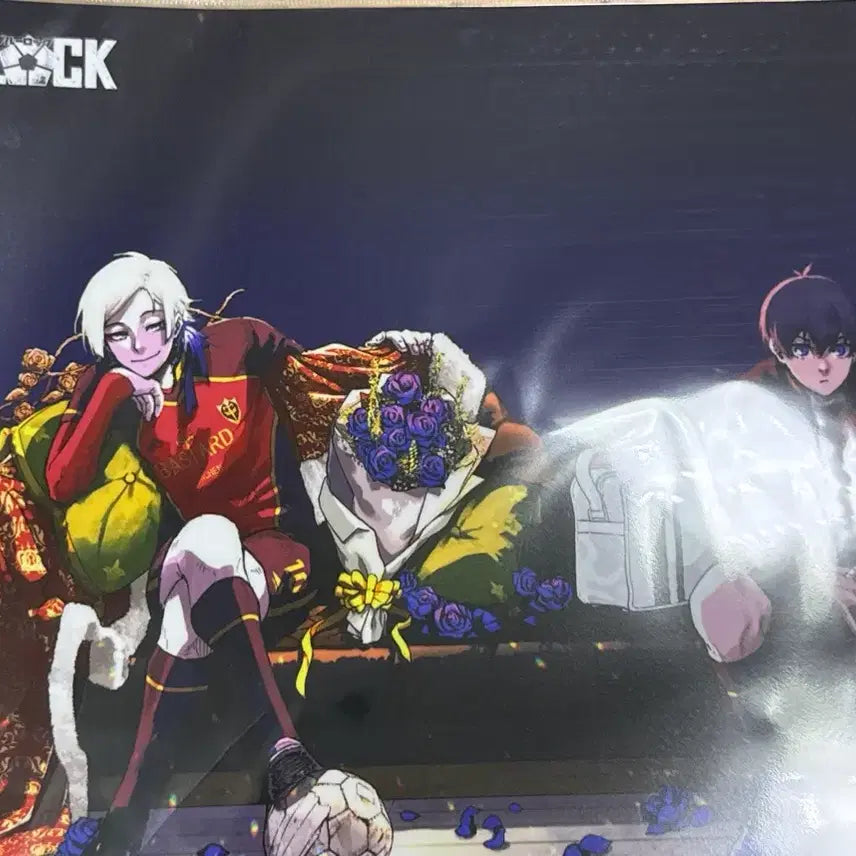 [BUNJANG] Blue Lock Michael Kaiser &amp; Isagi Yoichi Poster / 블루록 한국 팝업 미하엘 카이저 이사기 요이치 포스터