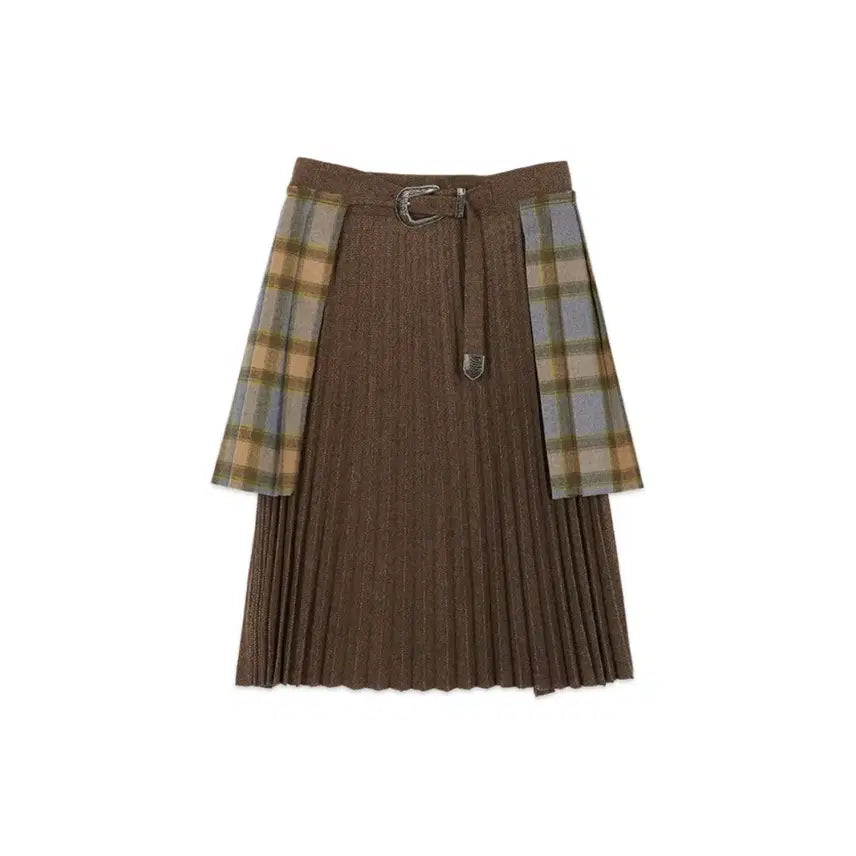 [BUNJANG] Andersson Bell Double Pleated Wrap Skirt / 앤더슨벨 랩 스커트