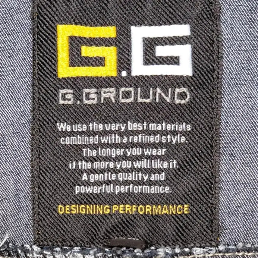 [BUNJANG] G.GROUND Deep Blue Washed Denim Trucker Jacket / [L] G.GROUND 지그라운드 딥블루 워싱 데님 트러커 자켓