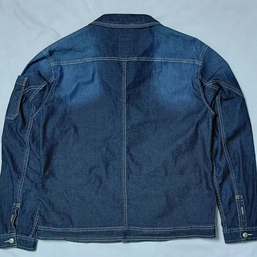 [BUNJANG] G.GROUND Deep Blue Washed Denim Trucker Jacket / [L] G.GROUND 지그라운드 딥블루 워싱 데님 트러커 자켓