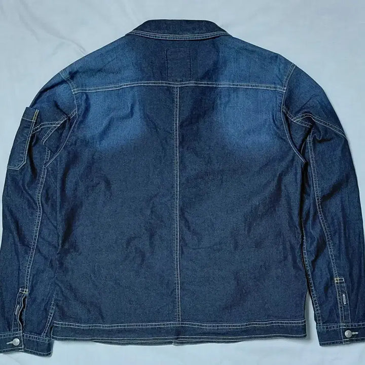 [BUNJANG] G.GROUND Deep Blue Washed Denim Trucker Jacket / [L] G.GROUND 지그라운드 딥블루 워싱 데님 트러커 자켓