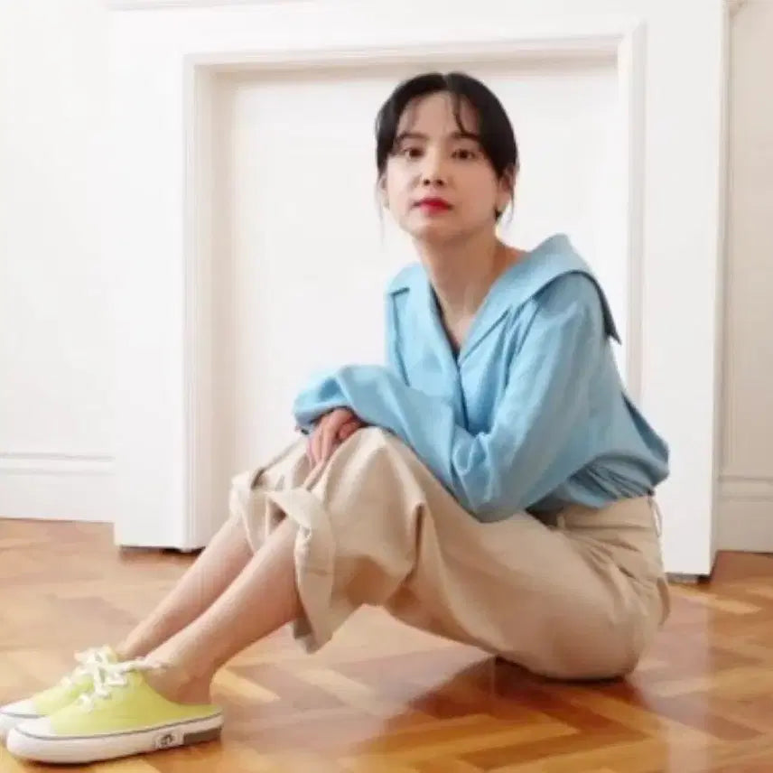 [BUNJANG] MARRON EDITION Blue Shirt / MARRON EDITION 블루 셔츠