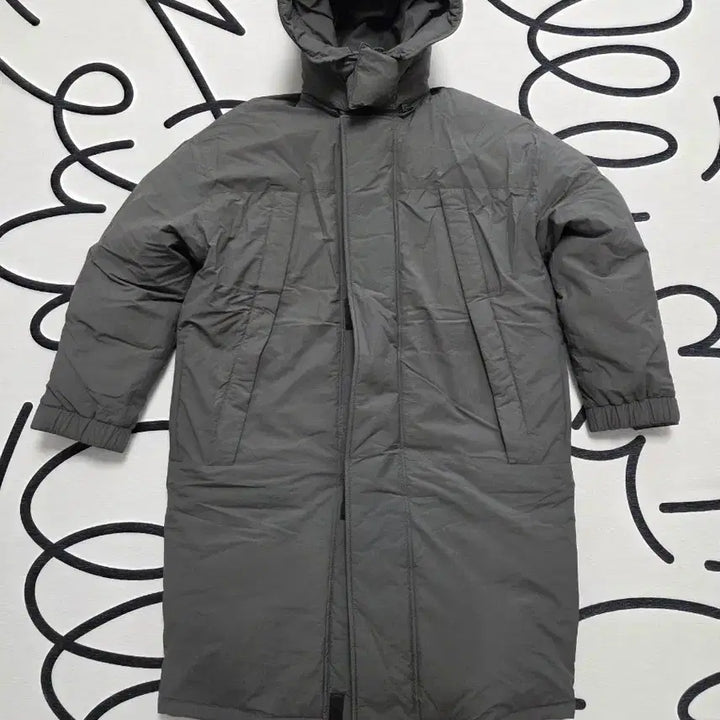 [BUNJANG] Il Corso Goose Long Down Monster Parka Khaki Gray / 일꼬르소 구스 롱 다운 몬스터 파카 카키 그레이