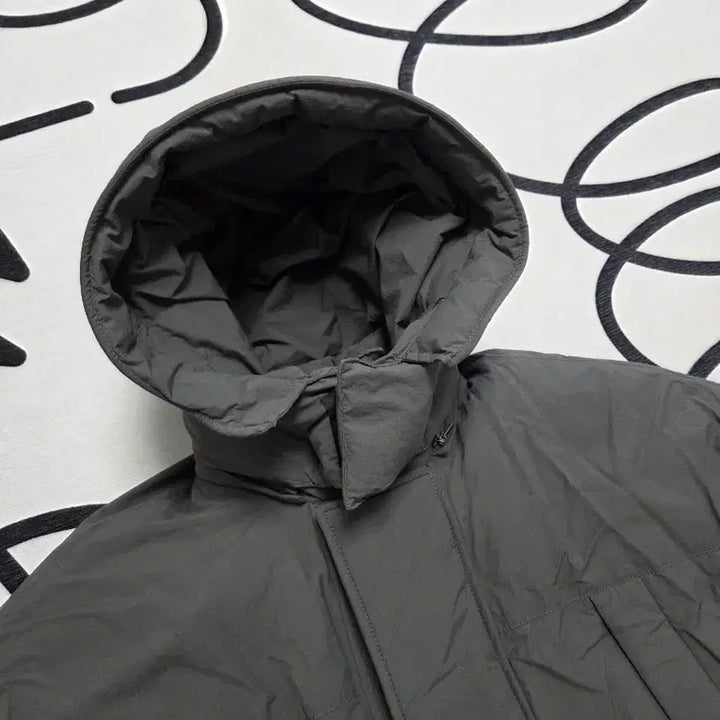 [BUNJANG] Il Corso Goose Long Down Monster Parka Khaki Gray / 일꼬르소 구스 롱 다운 몬스터 파카 카키 그레이