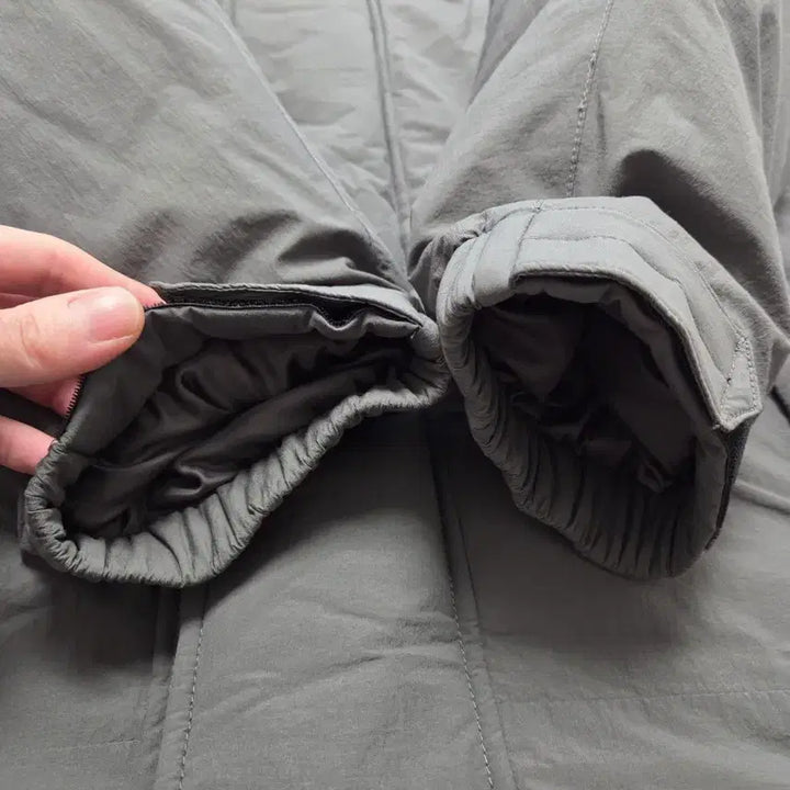 [BUNJANG] Il Corso Goose Long Down Monster Parka Khaki Gray / 일꼬르소 구스 롱 다운 몬스터 파카 카키 그레이