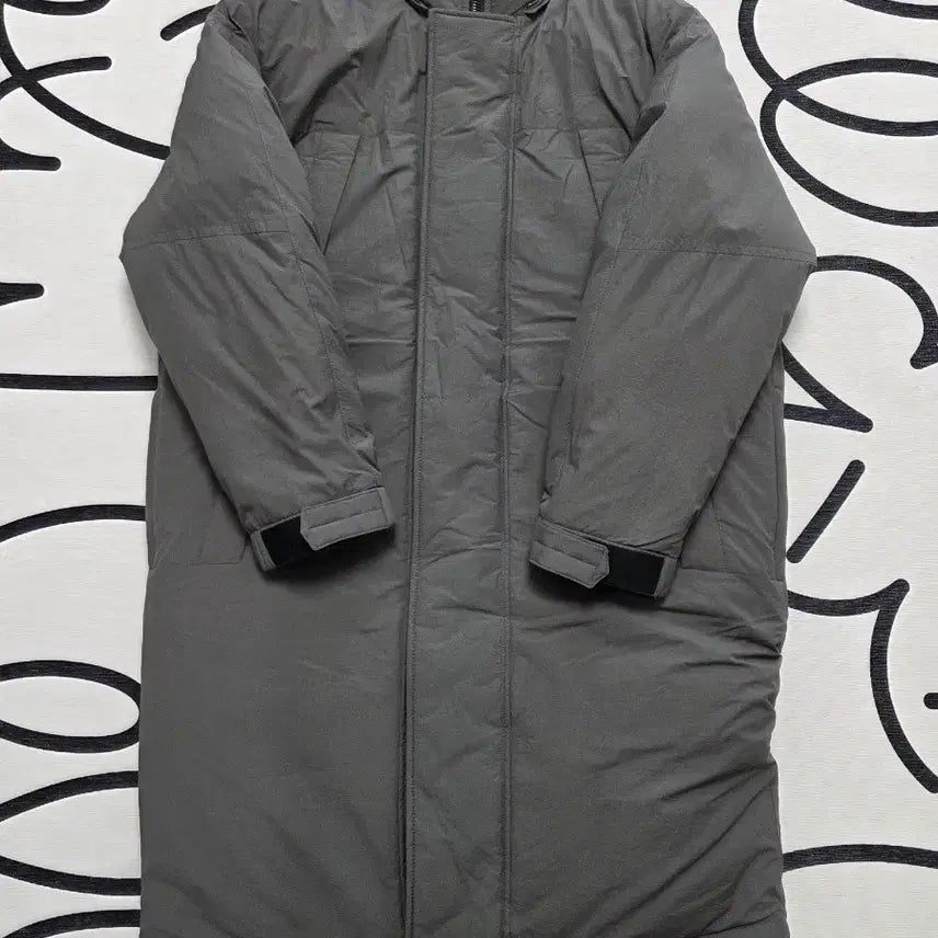 [BUNJANG] Il Corso Goose Long Down Monster Parka Khaki Gray / 일꼬르소 구스 롱 다운 몬스터 파카 카키 그레이