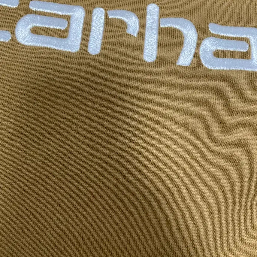 [BUNJANG] Carhartt WIP Logo Sweatshirt Beige L / 칼하트 wip 로고 맨투맨 베이지 L