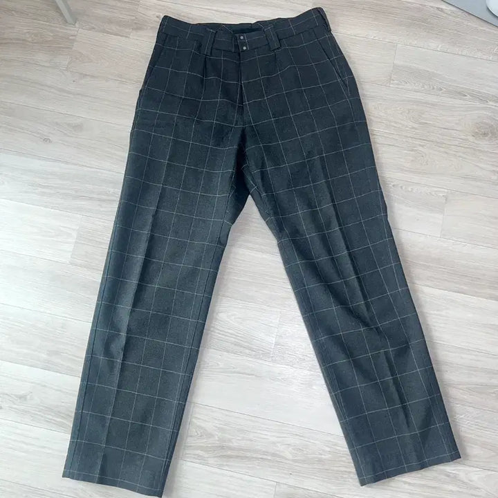 [BUNJANG] Nanamica Check Slacks Trousers / 나나미카 가을겨울용 슬랙스 바지