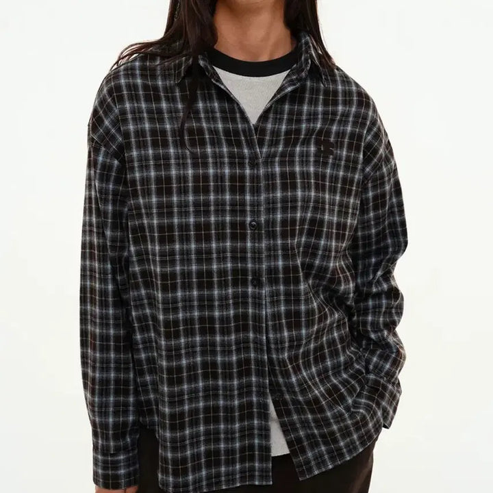 [BUNJANG] CENTAUR Oversized Tartan Check Shirt / CENTAUR 센토르 오버핏 타탄 체크셔츠