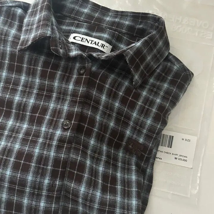 [BUNJANG] CENTAUR Oversized Tartan Check Shirt / CENTAUR 센토르 오버핏 타탄 체크셔츠