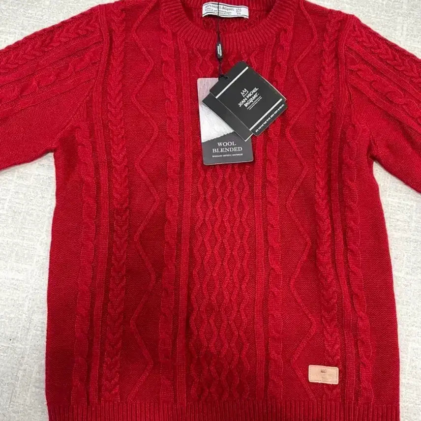 [BUNJANG] Jean-Michel Basquiat Wool Blend Knit Sweater / (새)장미쉘바스키아 울혼방니트 90