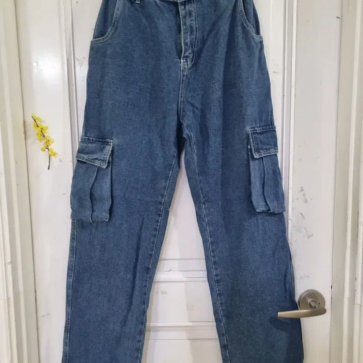 [BUNJANG] Vintage Cargo Jogger Pants / 봄 가을  빈티지  카고 밴딩  청조거통바지  새상품   허리32까지