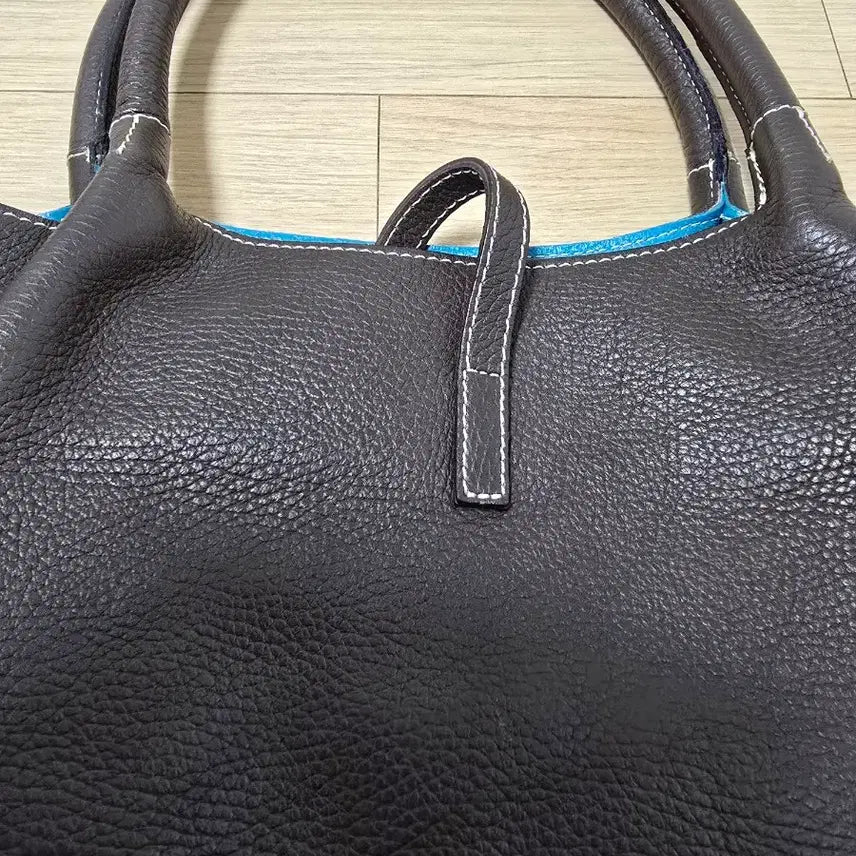 [BUNJANG] GUIAS Leather Tote Bag Brown / guias 소가죽 토트백