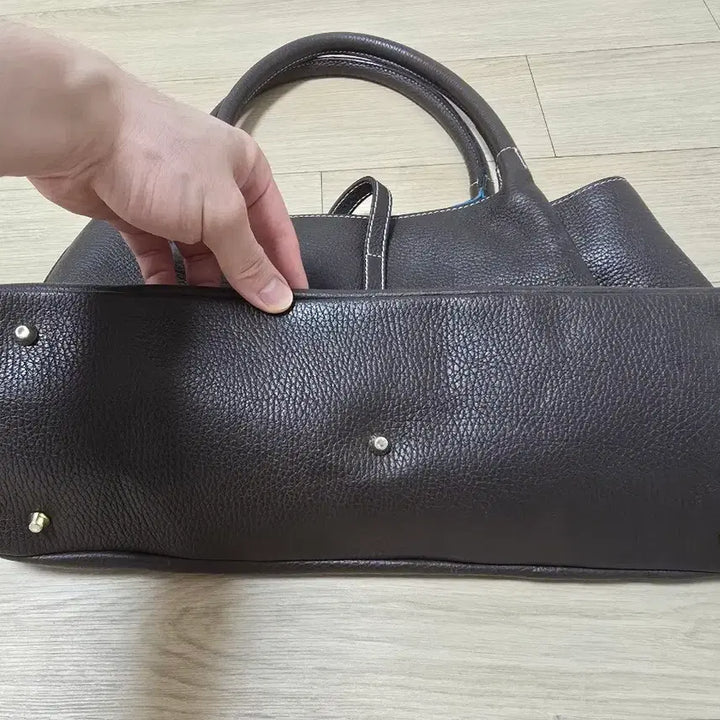 [BUNJANG] GUIAS Leather Tote Bag Brown / guias 소가죽 토트백