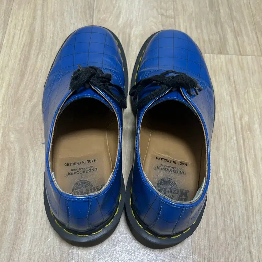 [BUNJANG] Undercover x Dr. Martens 1461 Shoes (Blue Plaid) / [250] 언더커버 닥터마틴 1461