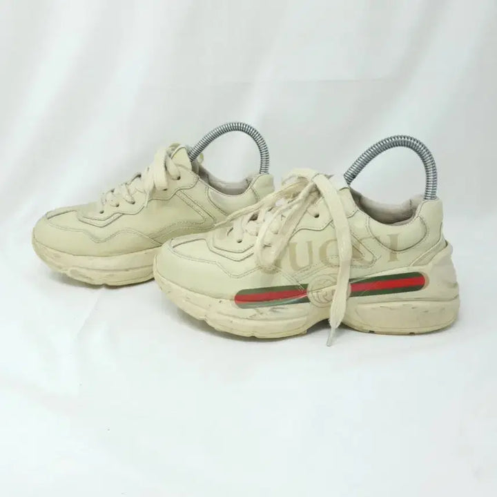 [BUNJANG] Gucci Rhyton Sneakers Ivory (Size 6) / 구찌 라이톤 스니커즈 아이보리 6 정품