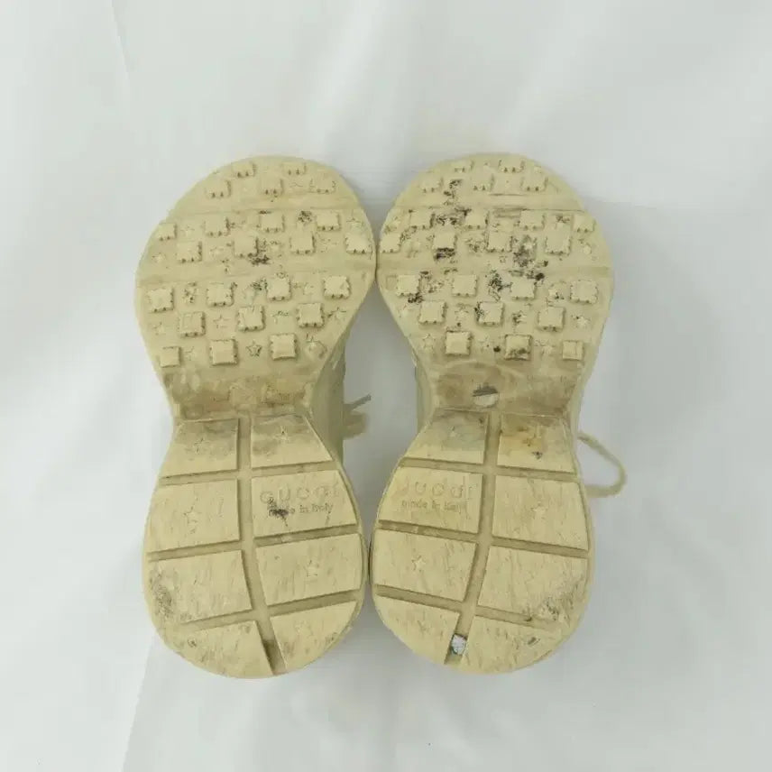 [BUNJANG] Gucci Rhyton Sneakers Ivory (Size 6) / 구찌 라이톤 스니커즈 아이보리 6 정품