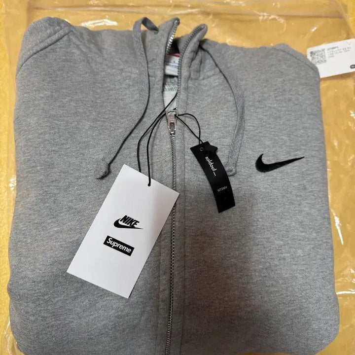 [BUNJANG] Supreme x Nike Zip-Up Hoodie / 슈프림X나이키 집업 후드