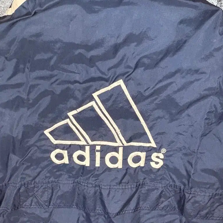 [BUNJANG] Adidas Tri-Stripe Big Logo Windbreaker Jacket / 아디다스 삼선 빅로고 바람막이 자켓