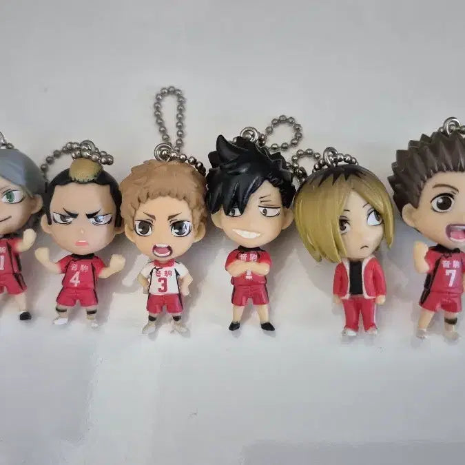 [BUNJANG] Haikyu Nekoma Gacha Keyring Bundle / 하이큐 네코마 가챠 키링 일괄