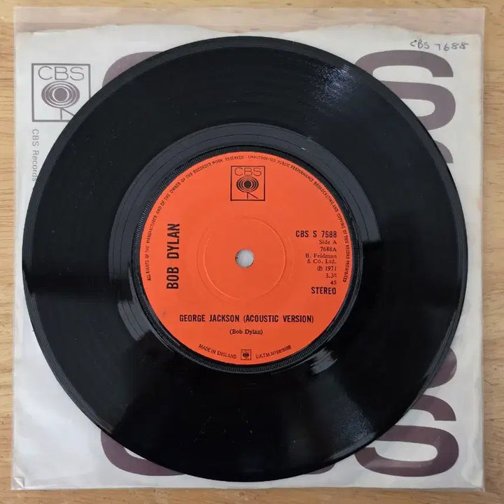 [BUNJANG] Bob Dylan George Jackson Vinyl Record / LP 레코드 Bob Dylan 밥 딜런 - George Jackson