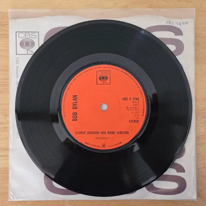 [BUNJANG] Bob Dylan George Jackson Vinyl Record / LP 레코드 Bob Dylan 밥 딜런 - George Jackson