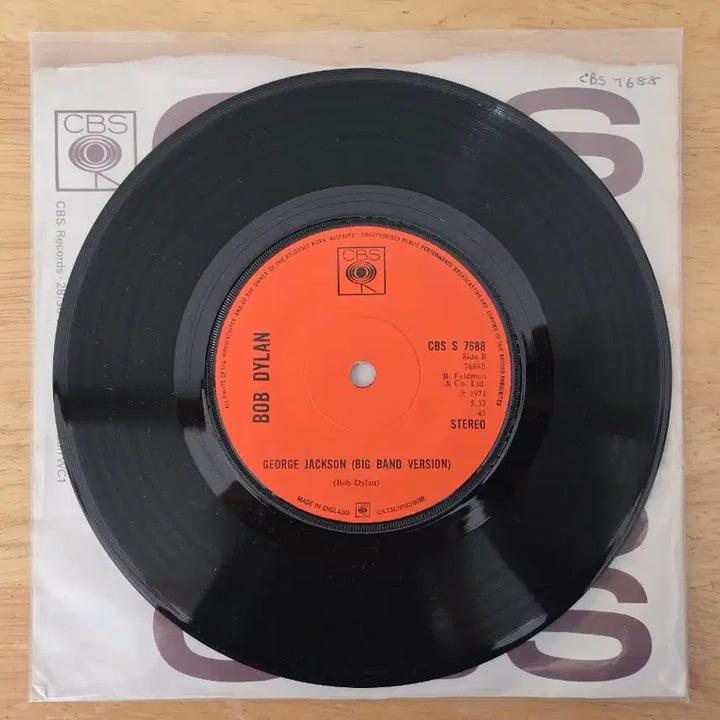 [BUNJANG] Bob Dylan George Jackson Vinyl Record / LP 레코드 Bob Dylan 밥 딜런 - George Jackson