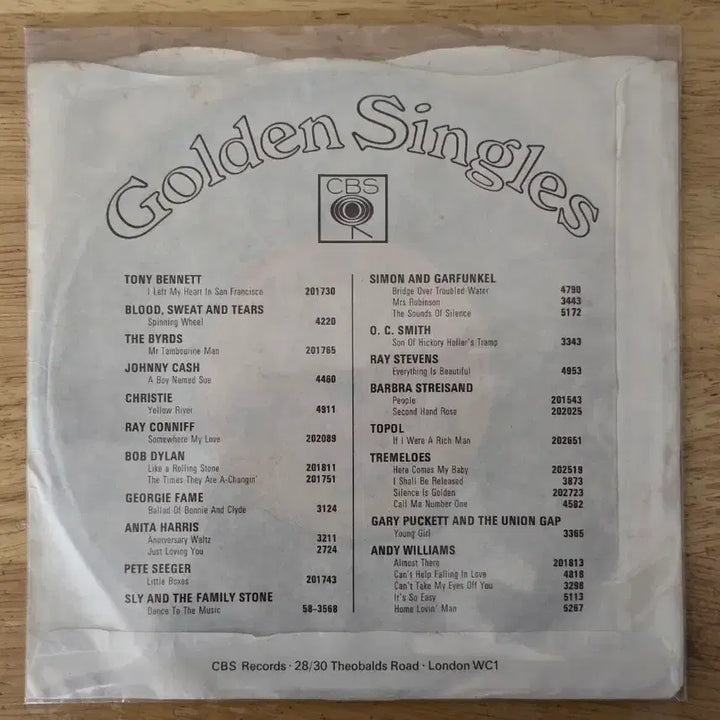 [BUNJANG] Bob Dylan George Jackson Vinyl Record / LP 레코드 Bob Dylan 밥 딜런 - George Jackson