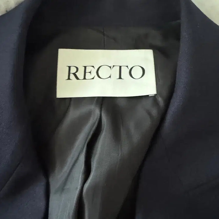 [BUNJANG] RECTO Oversized Navy Jacket / 렉토 오버핏 네이비 자켓