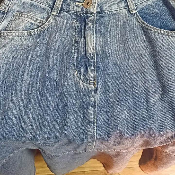 [BUNJANG] DEW E L Denim Mermaid Flare Long Skirt / 듀엘  청 데님 머메이드 플레어 롱스커트. 55