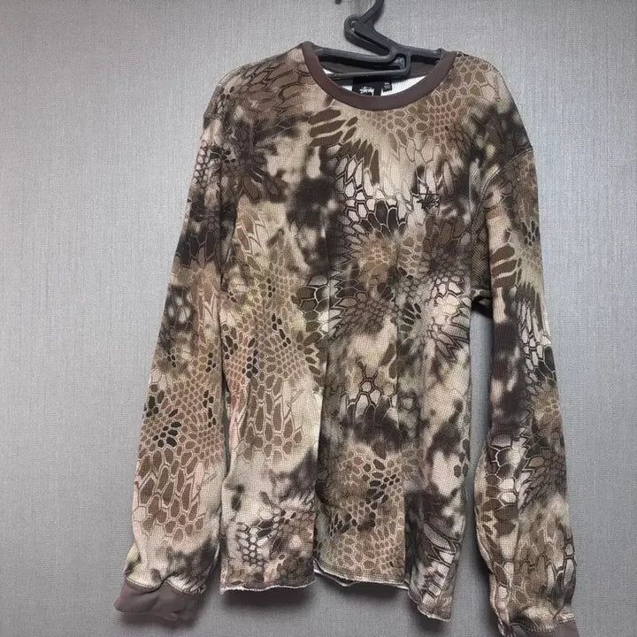[BUNJANG] Stussy XXL Camo Long Sleeve T-shirt / 스투시 긴팔  xxl