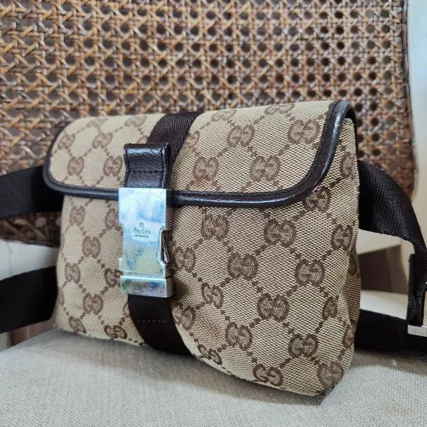 [BUNJANG] Gucci GG Logo Belt Bag / 구찌 GG 로고 힙색 벨트백