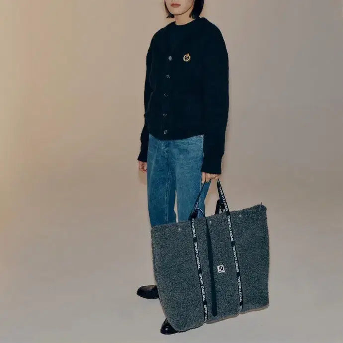 [BUNJANG] HeritageFloss Tote Bag Black / 헤리티지플로스 토트백 블랙