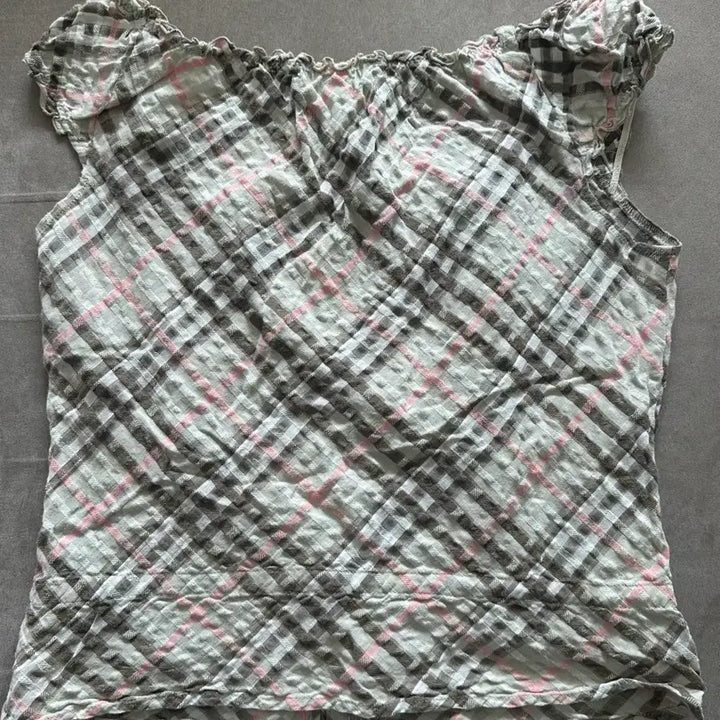 [BUNJANG] Burberry Blue Label Check Blouse / 버버리 블루라벨 체크 블라우스 판매합니다