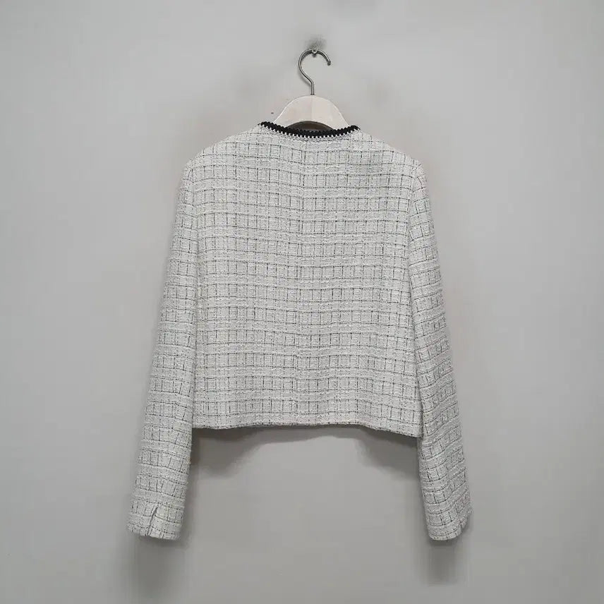[BUNJANG] JJ JIGOTT Tweed Jacket White / JJ지고트 트위드 자켓 화이트