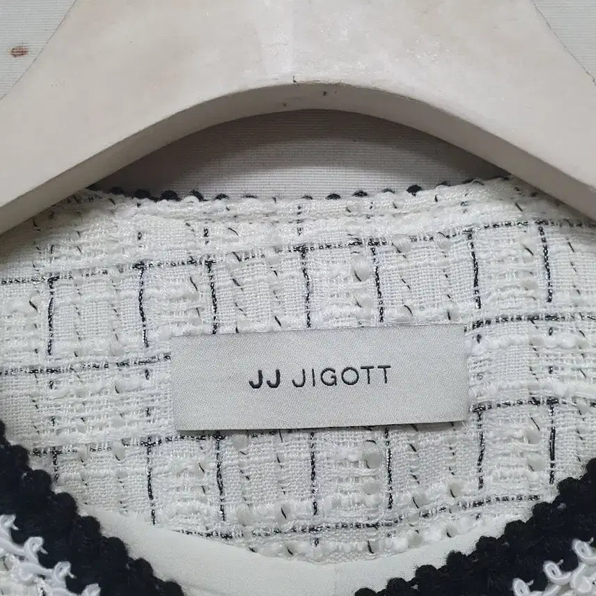 [BUNJANG] JJ JIGOTT Tweed Jacket White / JJ지고트 트위드 자켓 화이트